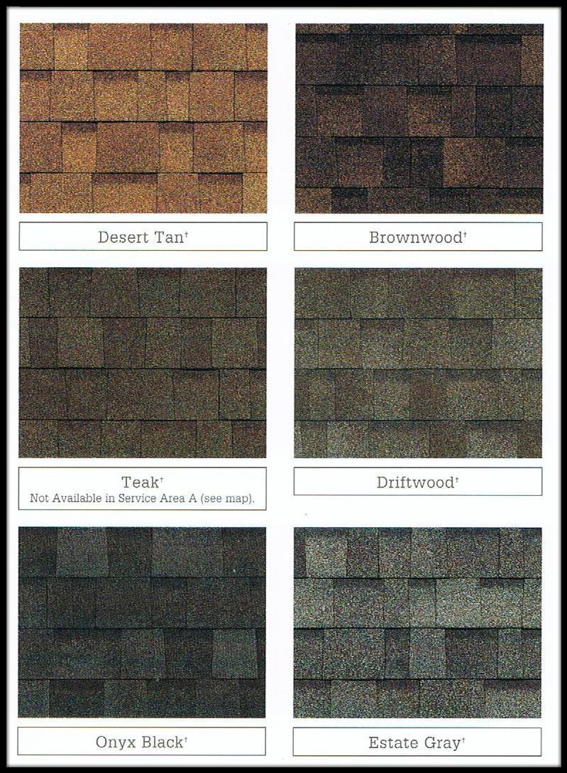 Malarkey Shingle Color Chart